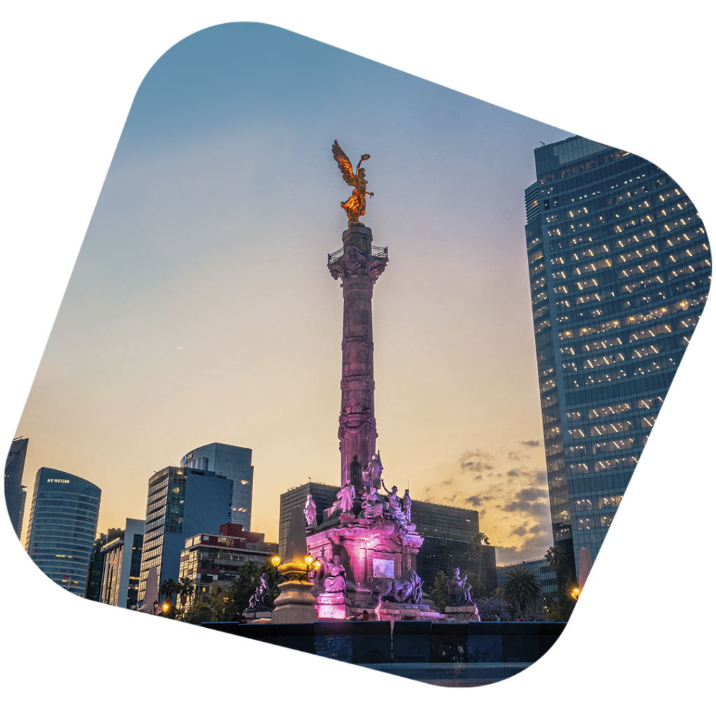 estatua del ángel de la independencia ciudad de méxico
