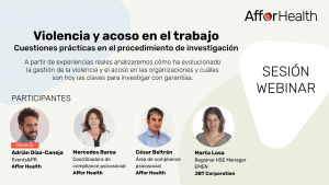 Webinar violencia acoso trabajo