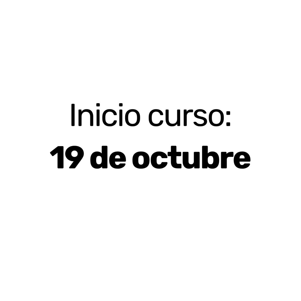 inicio curso 19 de octubre